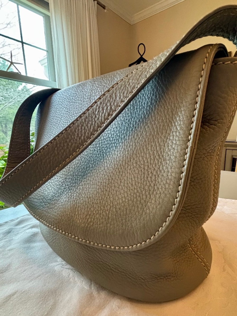 Coach Sonoma Flap Bag K5M-4903 in Rare Seafoam Color